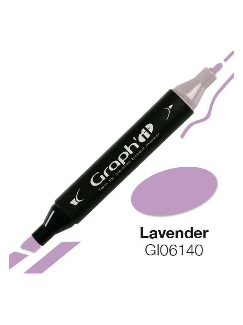 Marqueur Graph'It à double pointe   Lavende   N/A