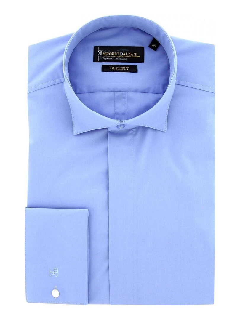 Chemise col cassé PREMIUM Bleu