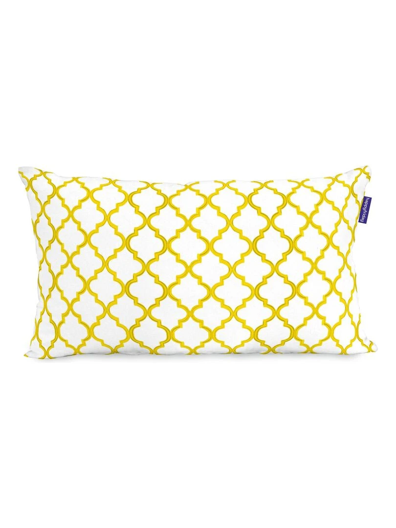 Housse de coussin Golden lands "Happyfriday"   Blanc