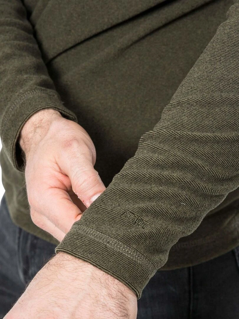 Trespass   Haut polaire KEYNOTE   Vert foncé