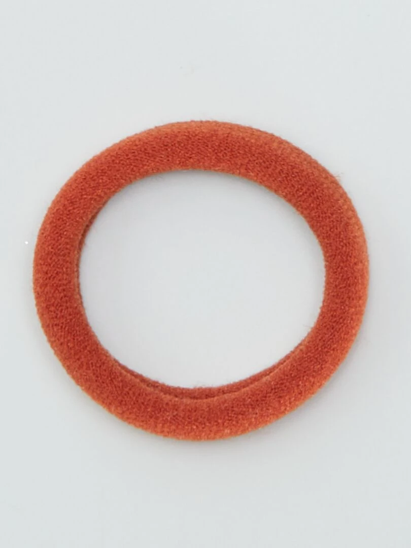 Lot de 10 élastiques pour cheveux   BEIGE