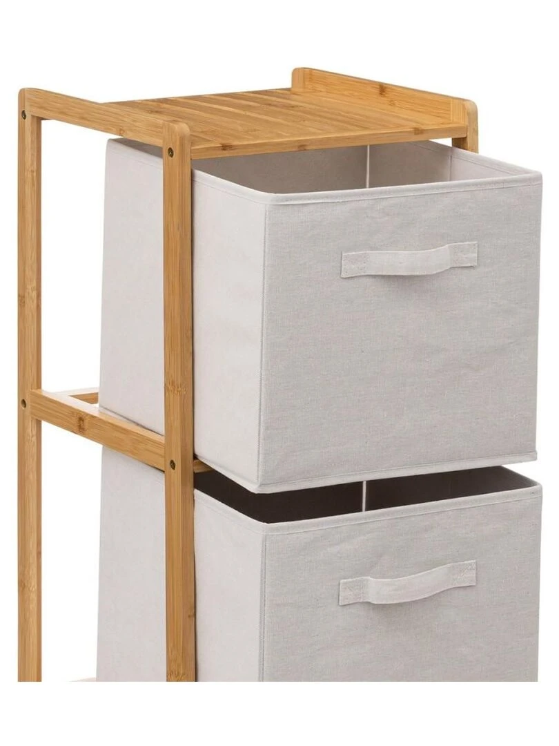 Étagère 3 rangements Tidy Box Beige