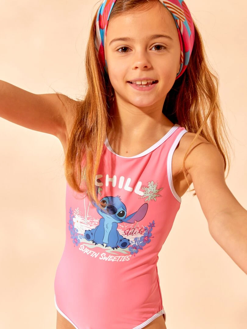 Maillot de bain 'Disney' 1 pièce Rose