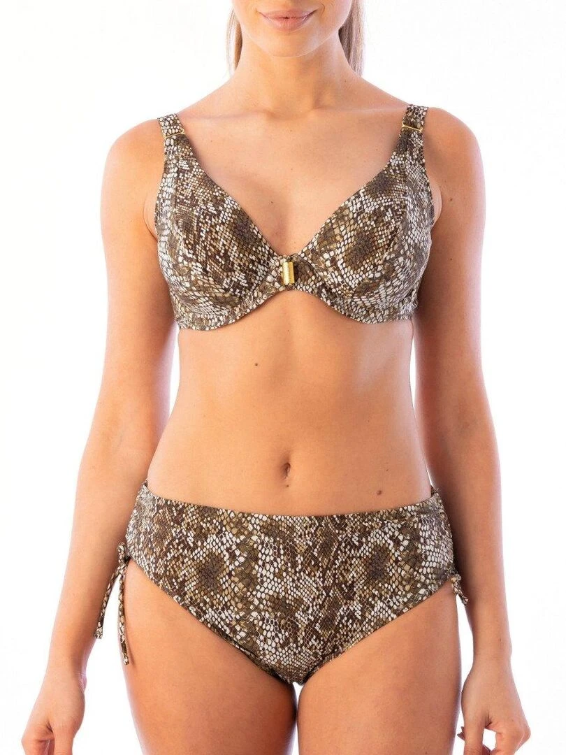 Bas de maillot de bain réglable Estela Marron
