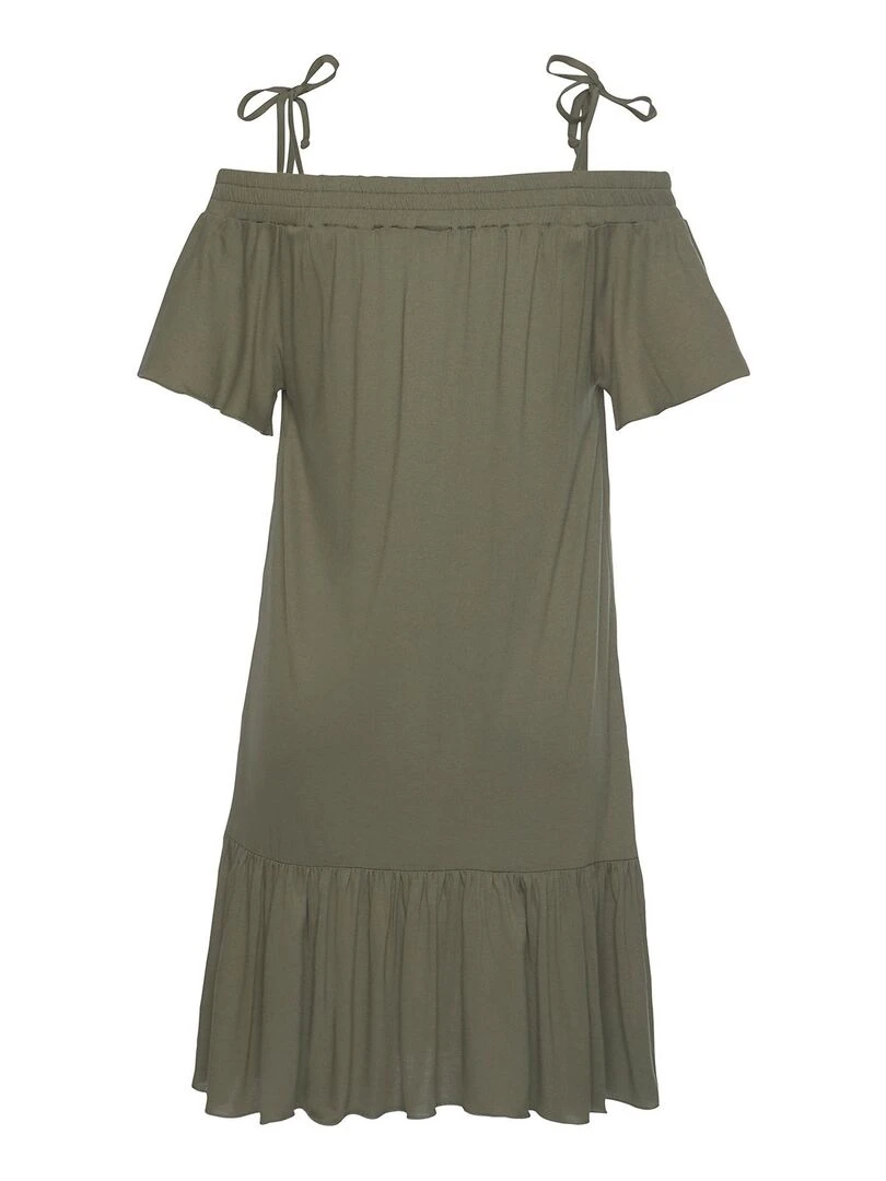 Robe estivale Carmen   Kaki