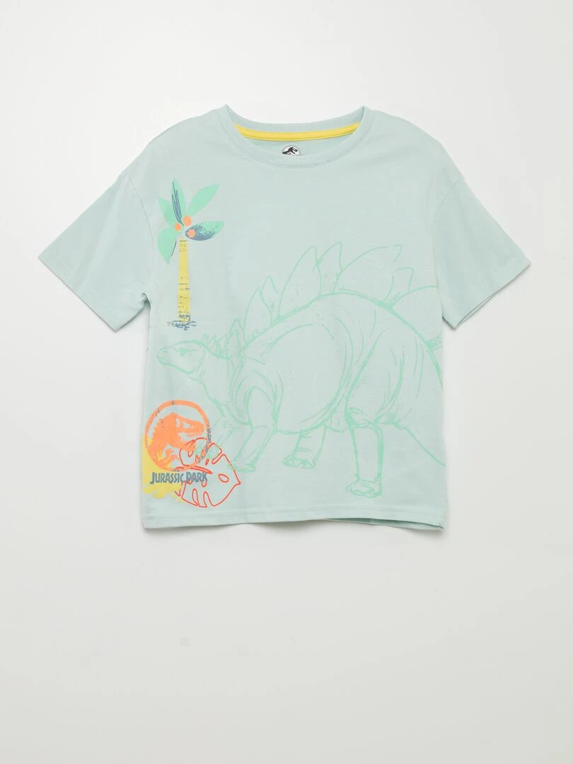 T shirt 'Jurassic Park' Bleu