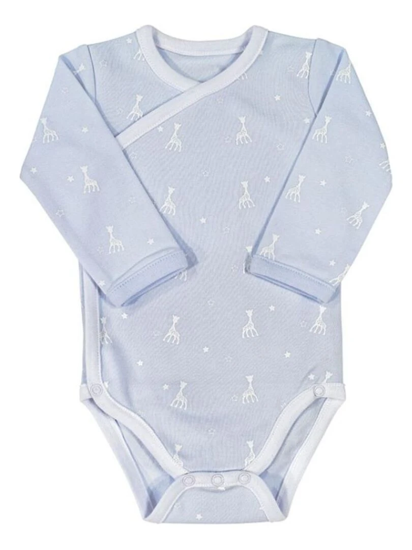 Body manches longues bleu Sophie la Girafe (3 mois) Bleu