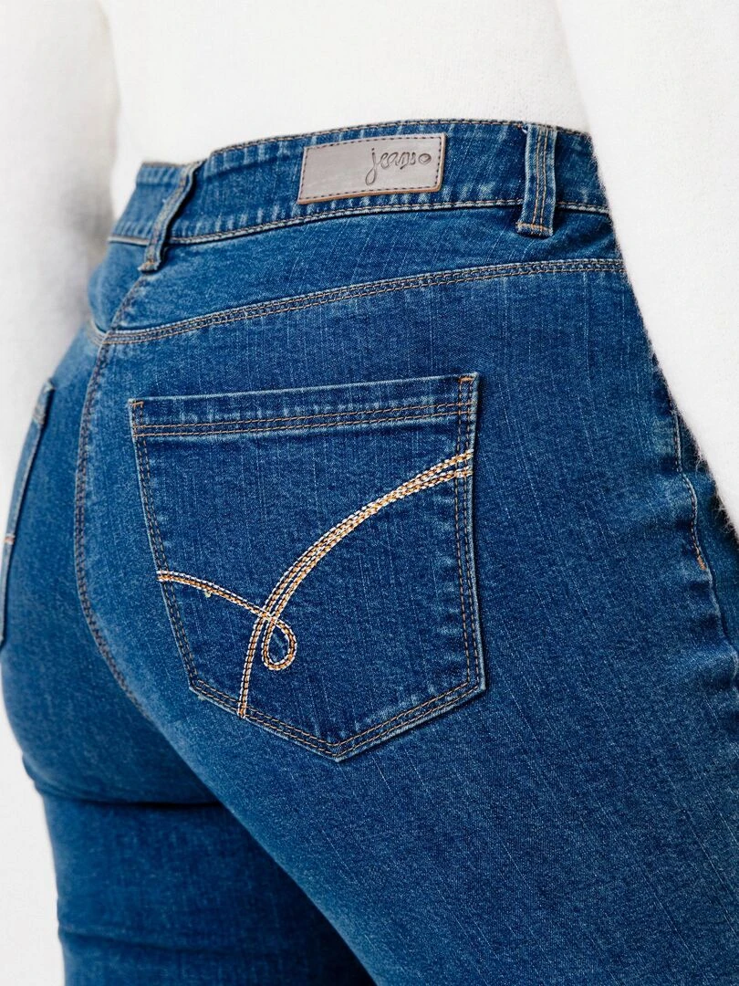 Pantalon denim coupe droite Perfect Fit by Damart Damart Bleu