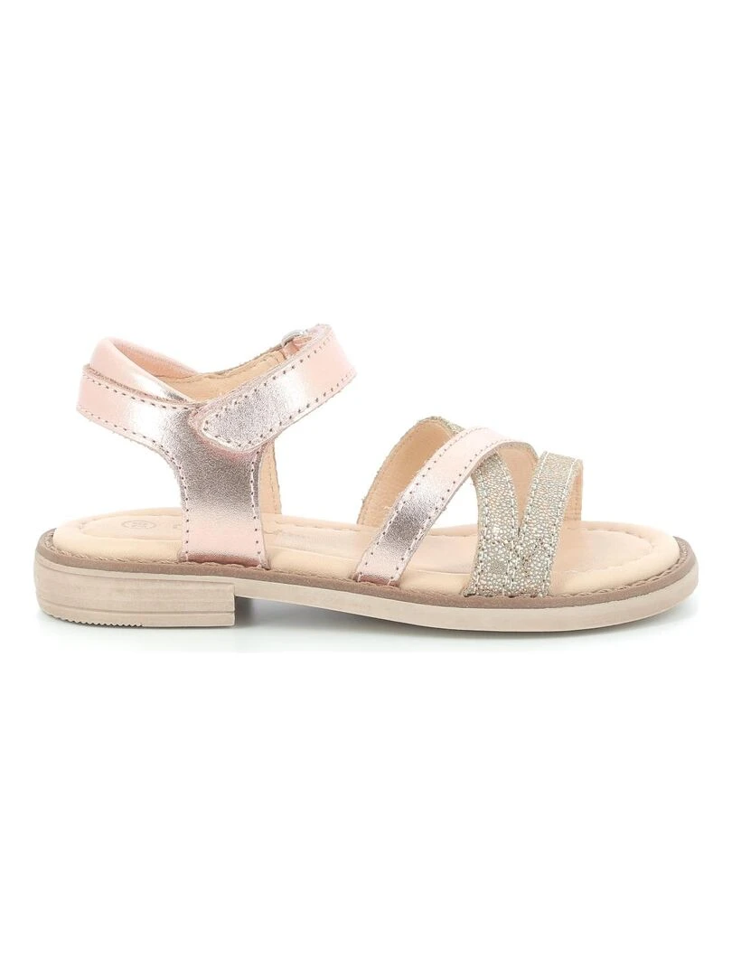 Sandales Cuir Tessia Rose