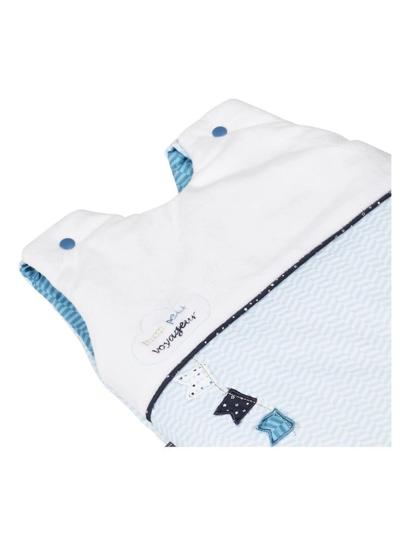 Gigoteuse bébé ouatinee en coton   SAUTHON   Blanc Bleu