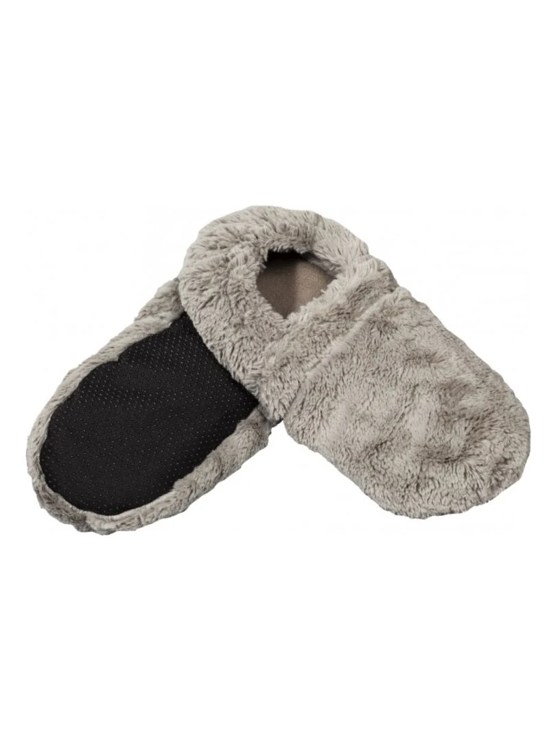 Chaussons chauffants Gris Made in France Gris