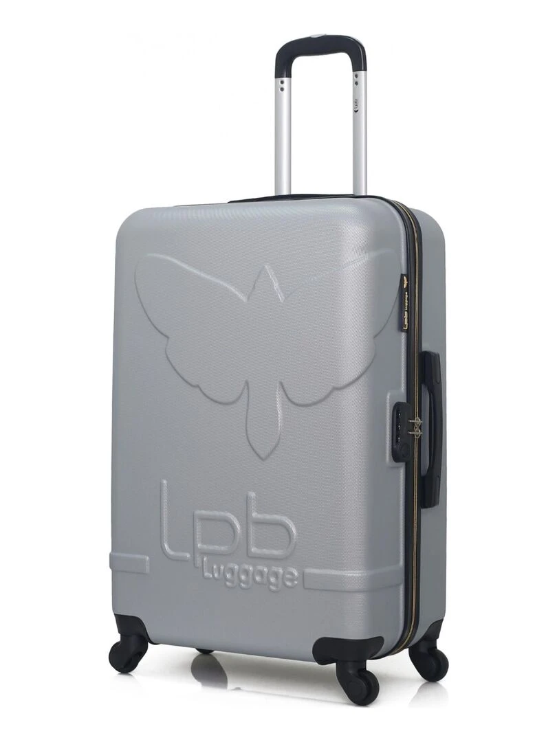 LPB LUGGAGE   SET DE 3 ABS NORINE A 4 ROUES   Gris