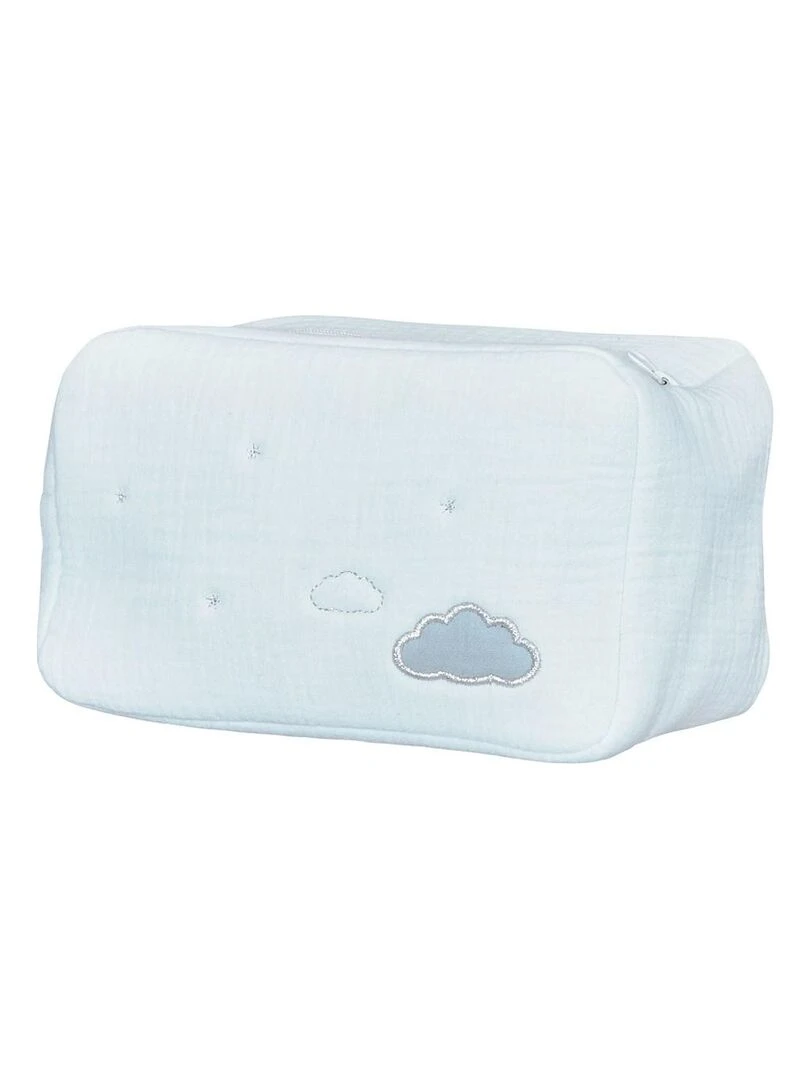 Trousse de toilette en coton Bio SAUTHON Bleu