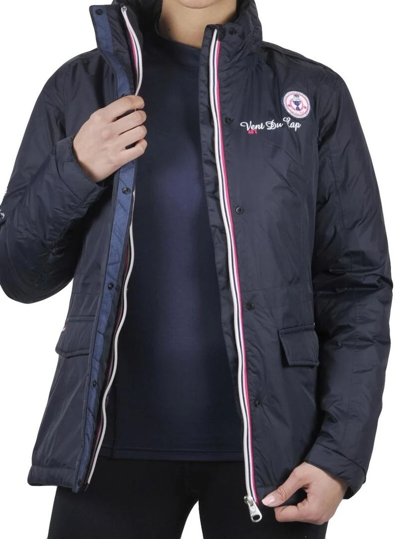 Parka femme AWOW   Bleu marine