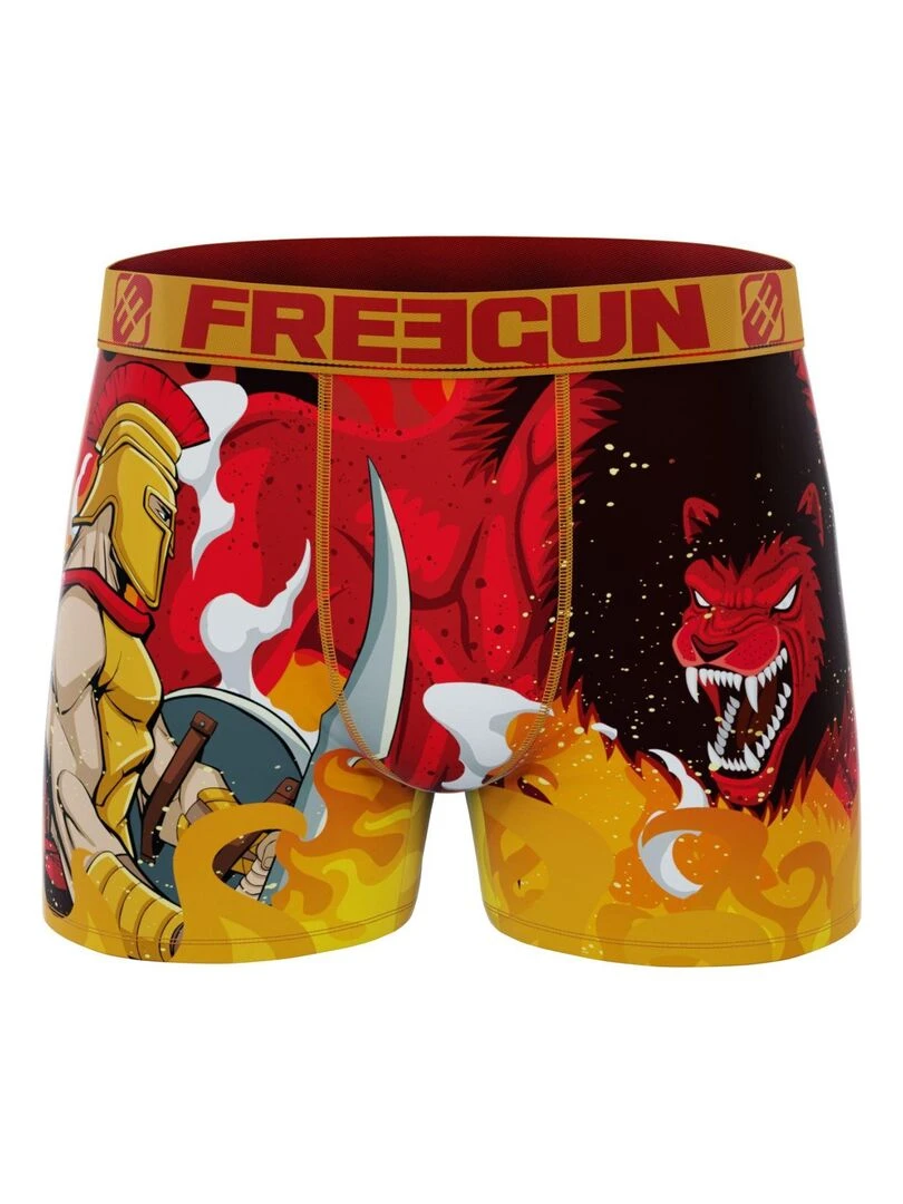 Lot de 3 boxers homme Geek Comics Freegun   Rouge