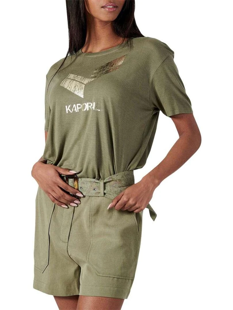 KAPORAL   T shirt col rond   Kaki