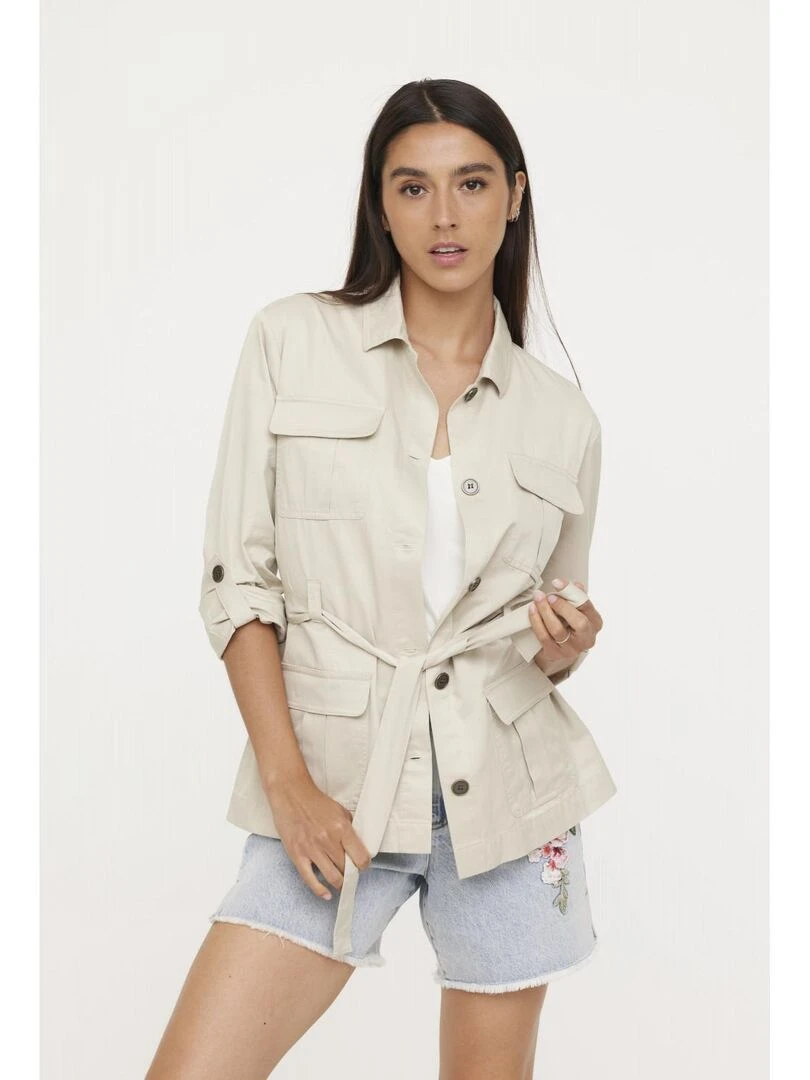 Lee Cooper Veste manches longues coton regular FASIA Beige