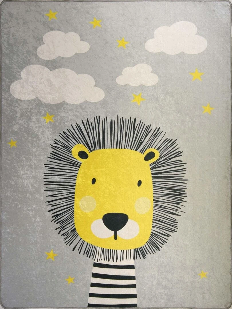 Tapis Enfant LEO Gris