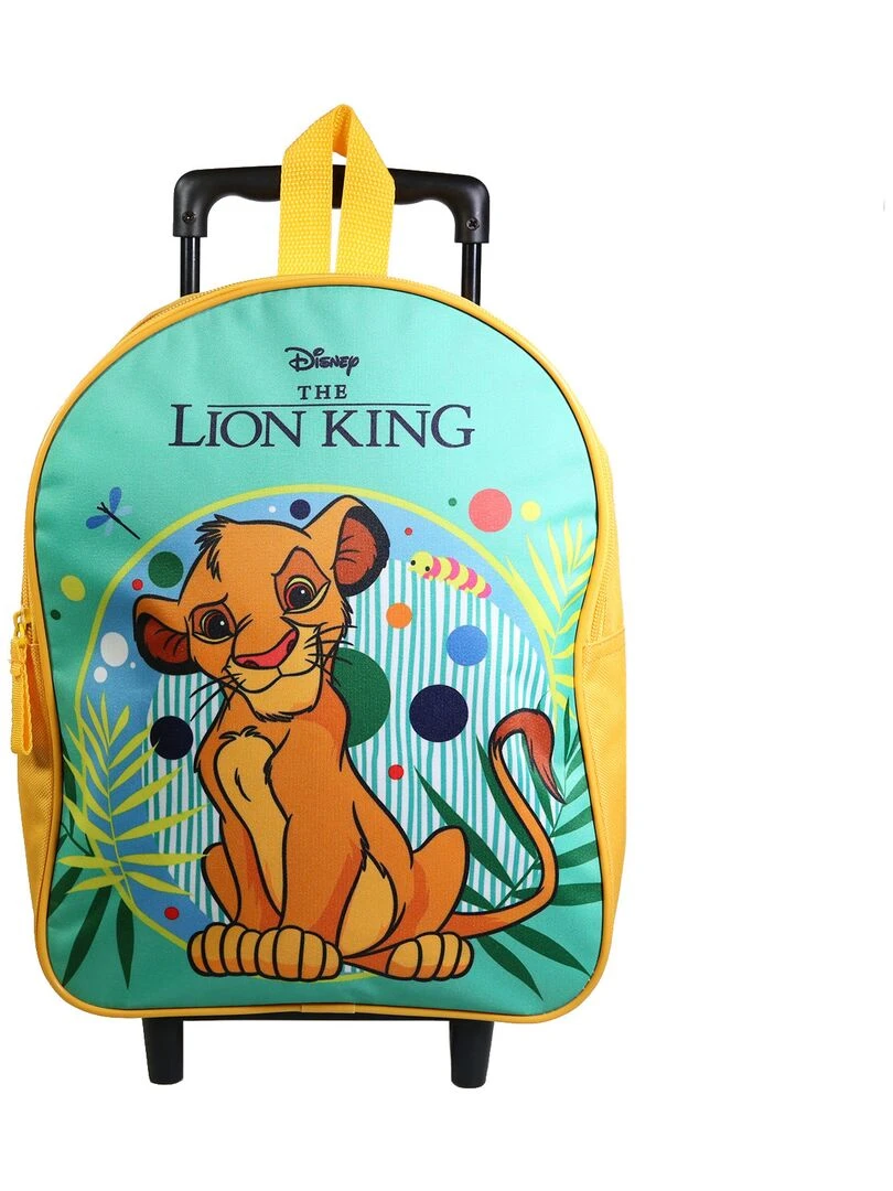 BAGTROTTER Sac à dos à roulettes 31 cm maternelle Le Roi Lion Vert Vert