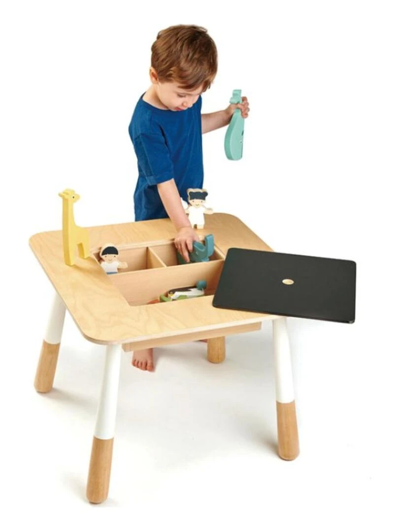 Table enfant en bois Forêt   Beige