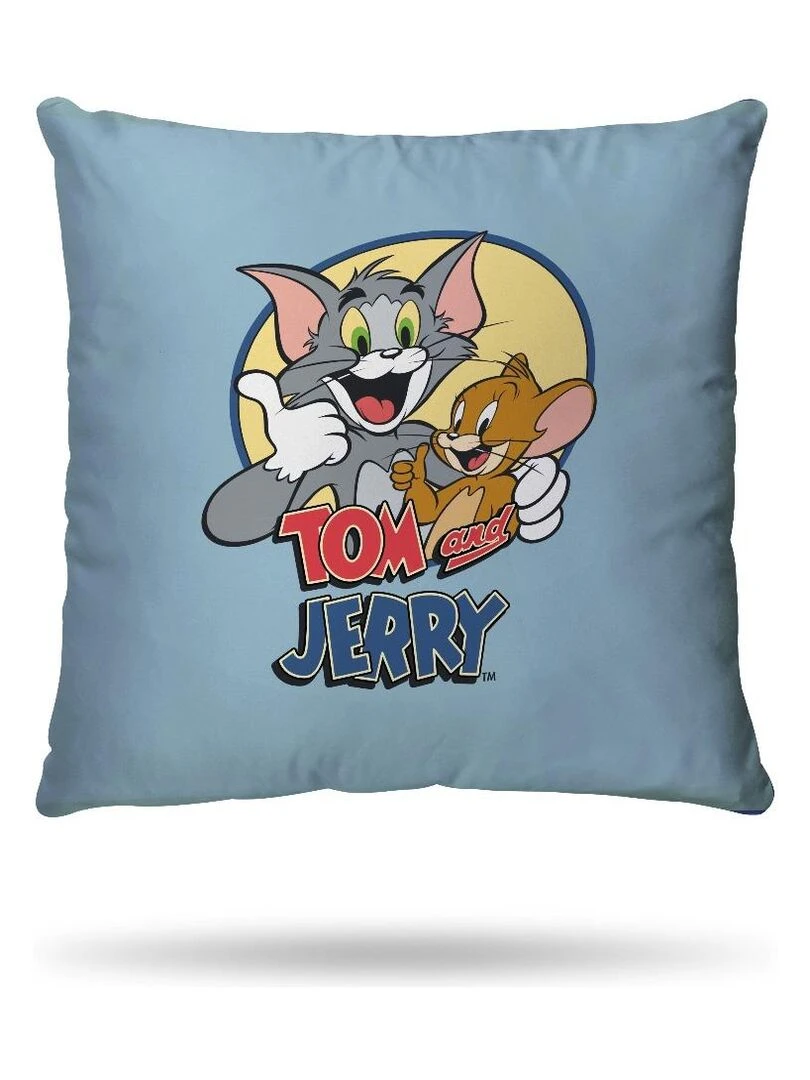 Housse de couette Tom and Jerry BD 140x200 cm   100% Coton   Bleu
