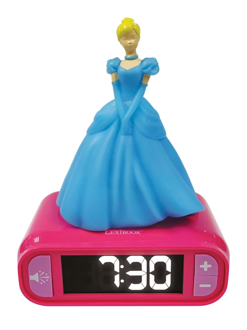 Réveil Avec Veilleuse En 3d Design Disney Princesses Cendrillon Et Effets Sonores N/A