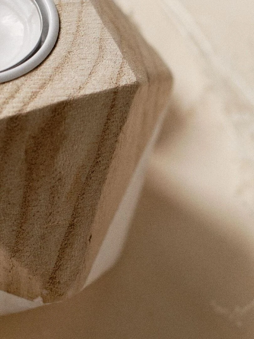 Bougeoir 'SIMPLICITY' 'TODAY'   Blanc