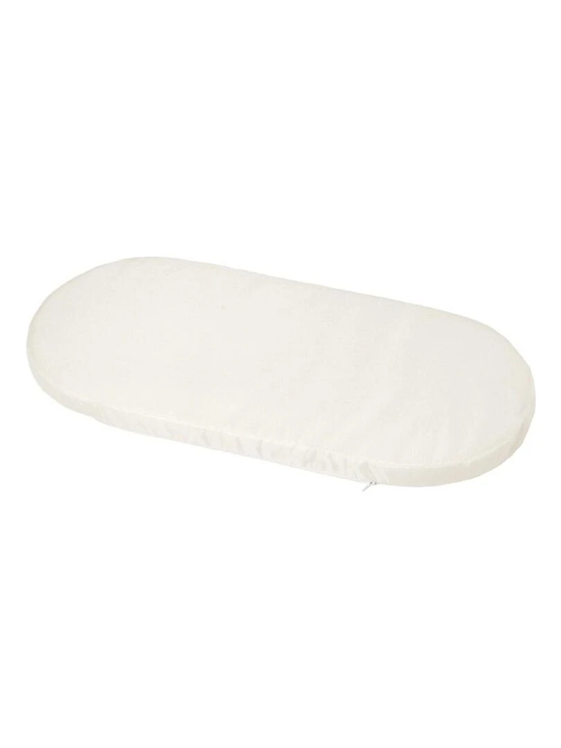 Matelas De Landau Déhoussable 32 cm x 72 cm x 4 cm Blanc