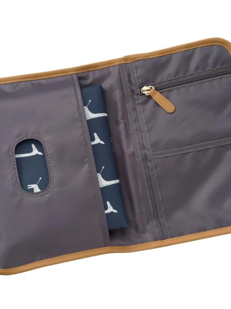 Pochette de change Girafe   Bleu