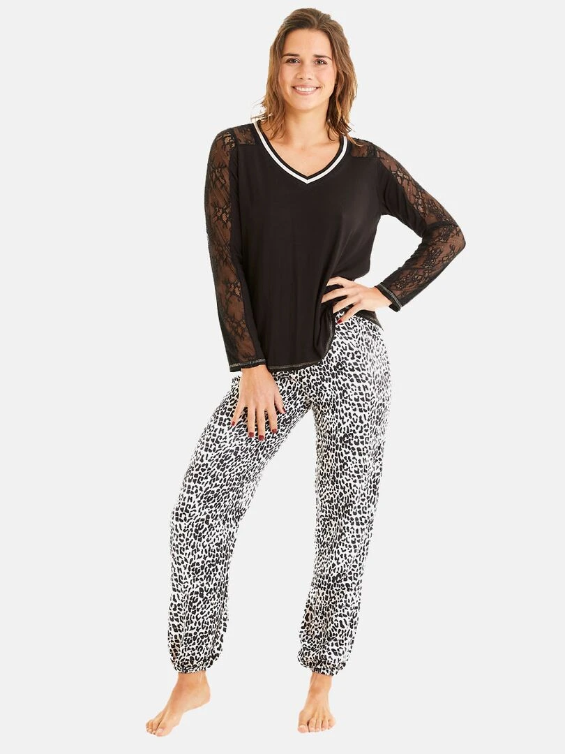 Pantalon de pyjama ANNAPURNA   Pomm'Poire   Noir