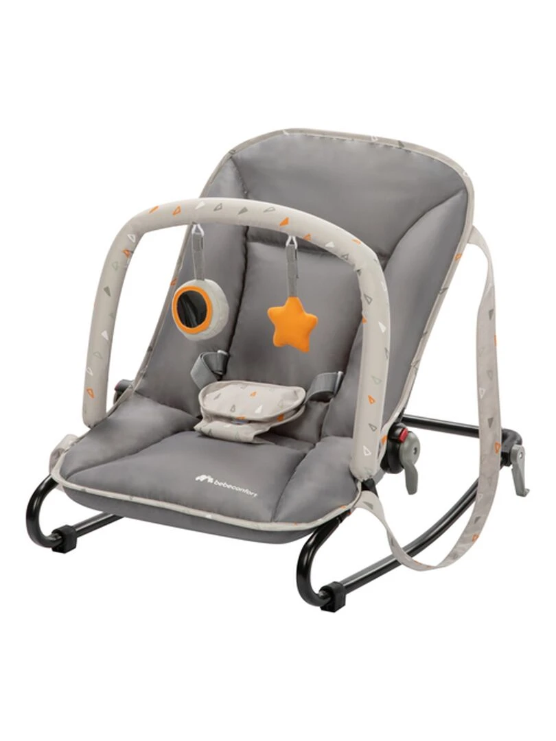 BEBECONFORT Starlight Transat bébé inclinable De la naissance à 9 mois (9kg) Warm grey Gris Gris