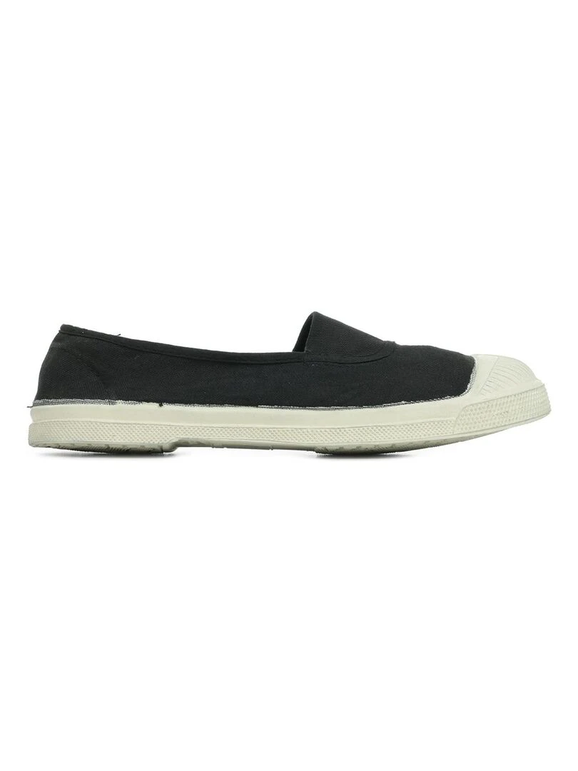 Baskets Bensimon Tennis Elastique Gris Blanc