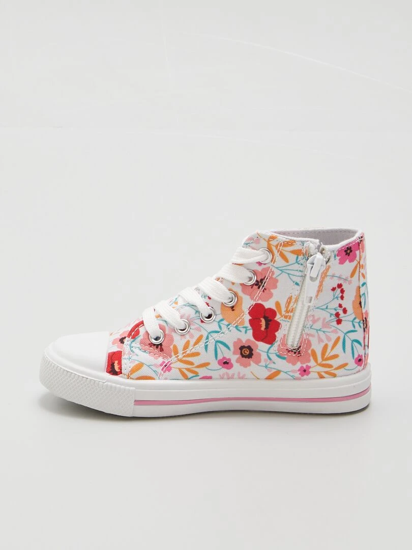 Baskets hautes en toile   Multi