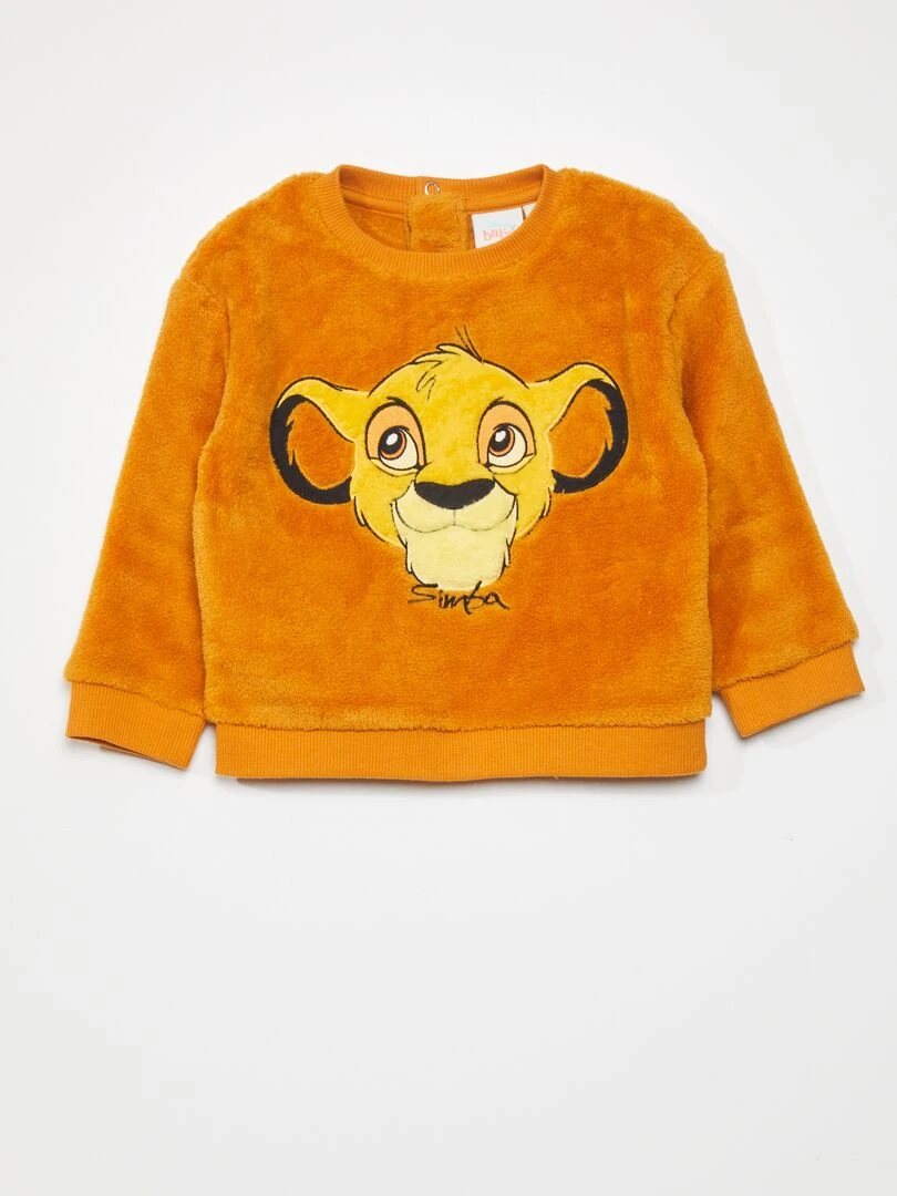 Ensemble pyjama en polaire 'Disney'   2 pièces   Marron