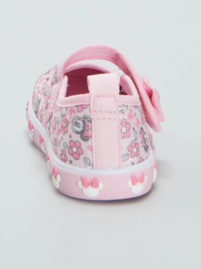 Ballerines en toile ‘Minnie’   Rose