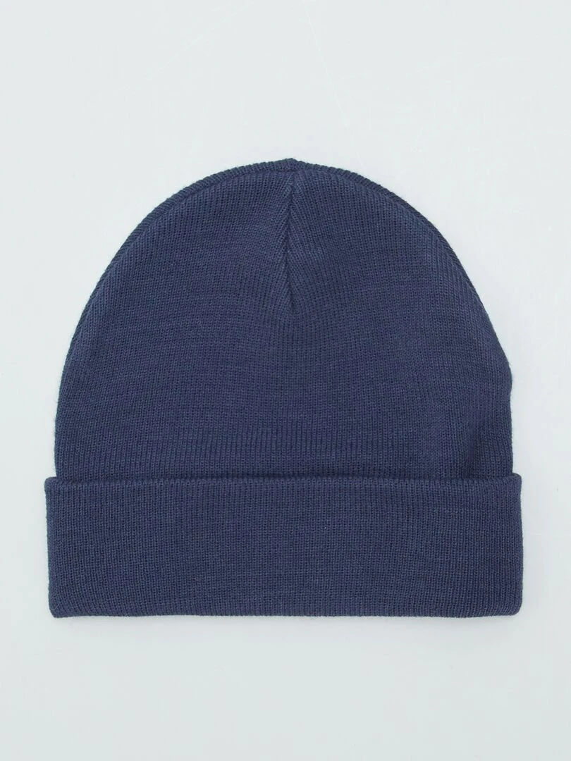 Echarpe en maille Bleu