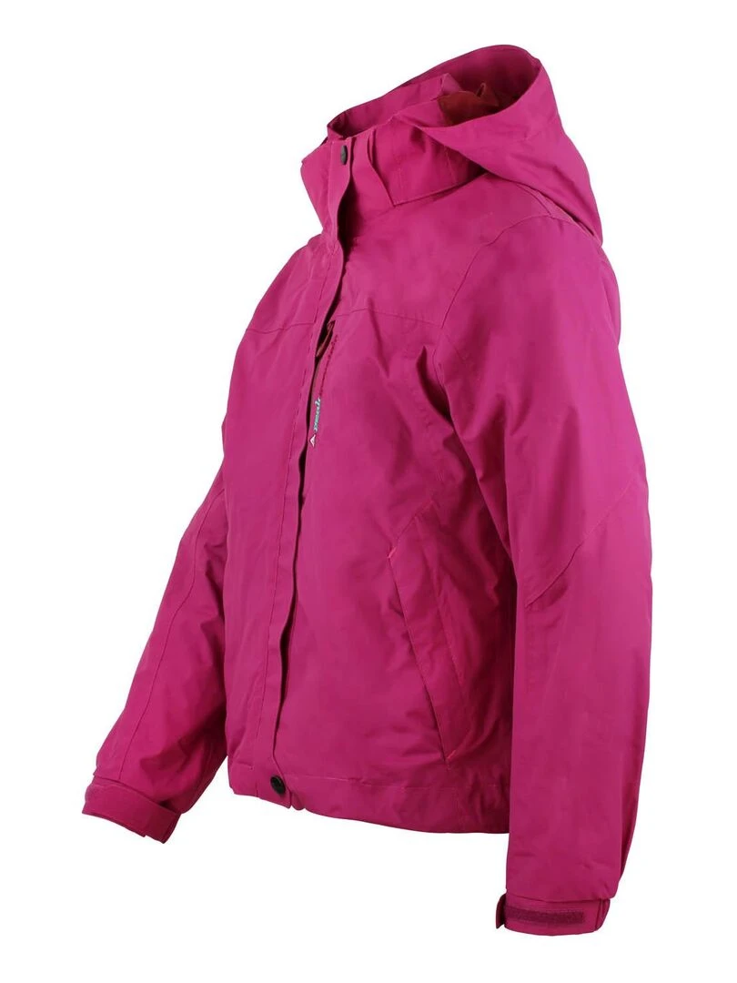 Blouson de ski fille 3 en 1 fille FACIONO   PEAK MOUNTAIN   Rose fushia