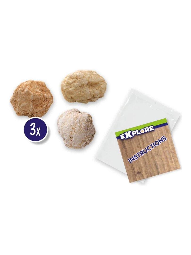 Coffret Explore : Géodes à ouvrir   N/A