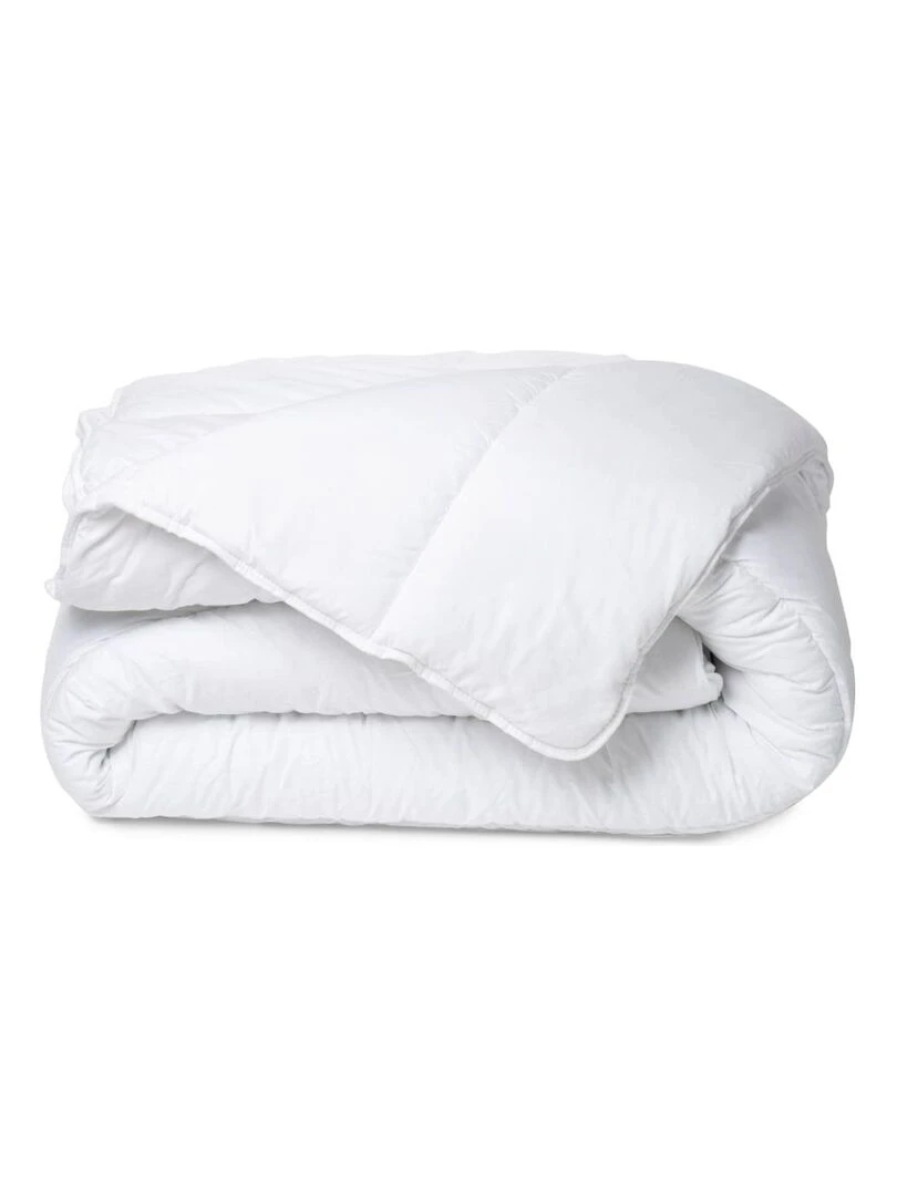 Bleu Câlin Couette chaude coton bio Blanc