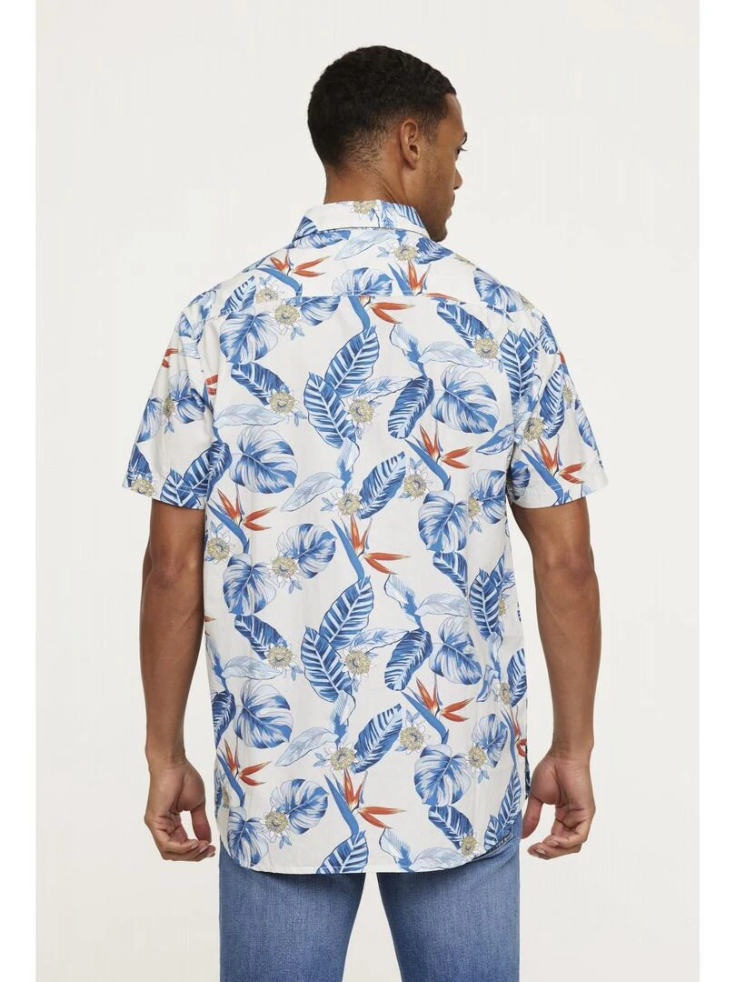 Lee Cooper   Chemise manches courtes coton comfort DARIZO   Bleu gris