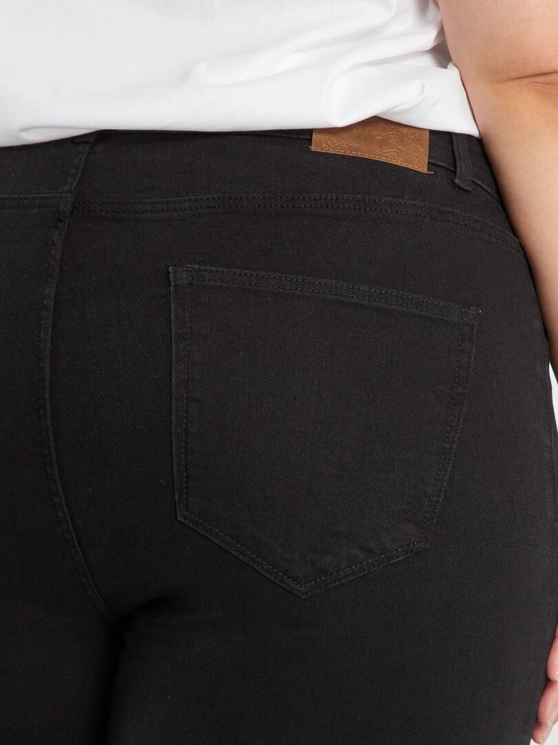 Jean skinny taille haute   Noir