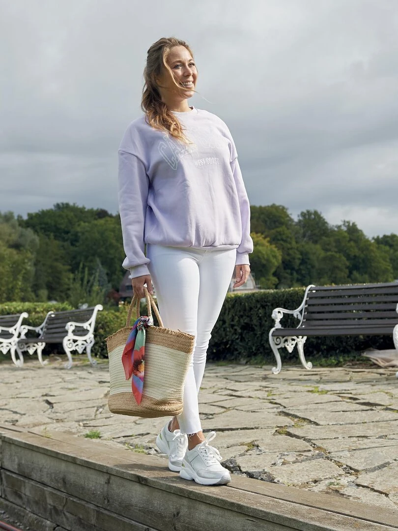 Gabylou Sneakers Modele Julie Blanc