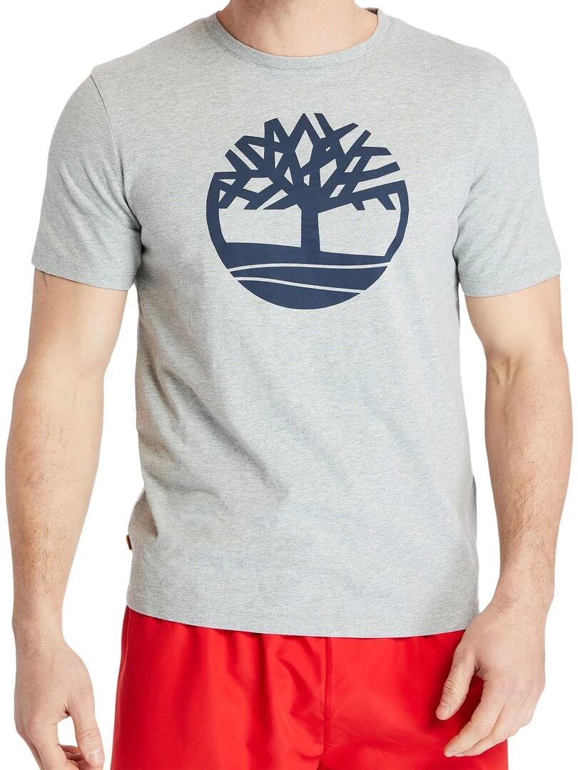 Tee Shirt Timberland SS Brand Reg Gris
