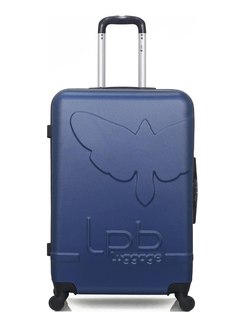LPB LUGGAGE   SET DE 3 ABS NORINE A 4 ROUES   Bleu marine