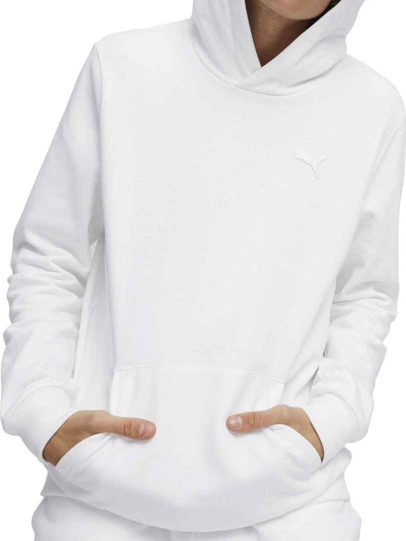Sweat à Capuche Puma Mif   Blanc
