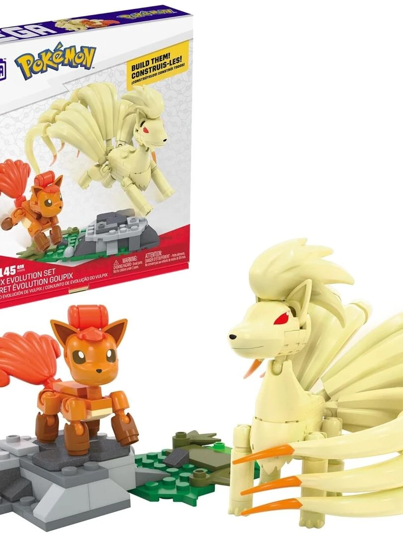 Mega Pokémon   Coffret de construction avec figurines Goupix et Feunard   N/A
