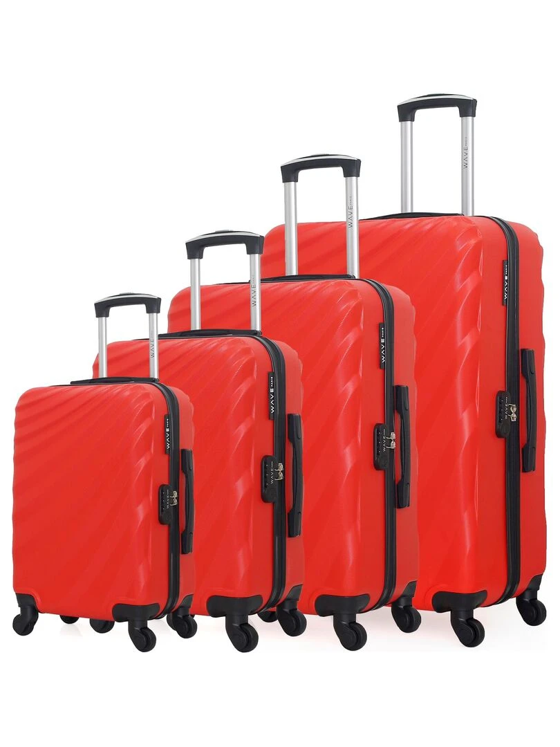 WAVE PARIS SET DE 4 DANUBE M Rouge
