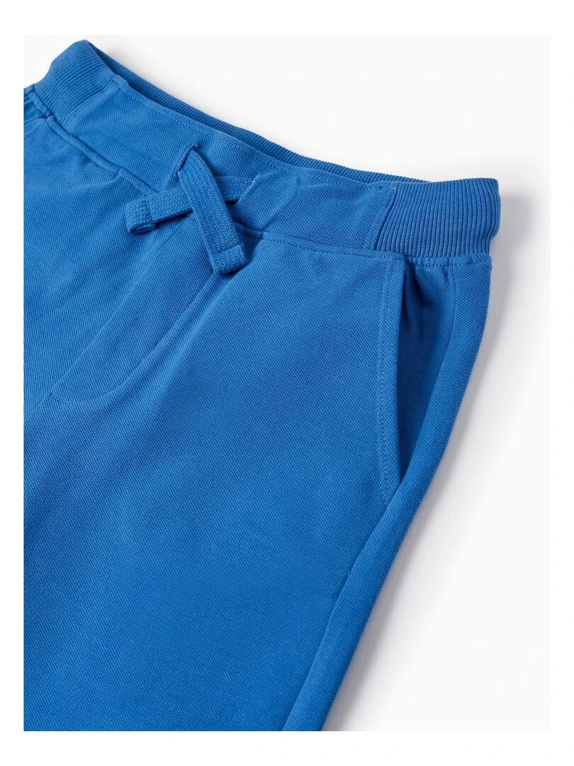 Short En Piqué De Coton Pour Garçon  PICASSO   Bleu