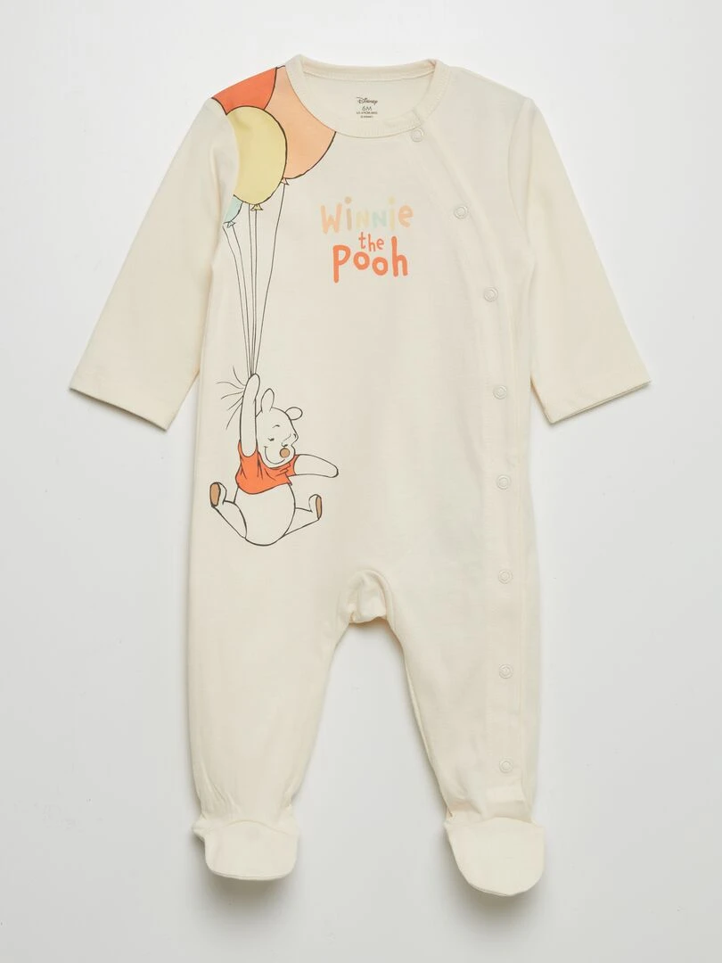 Pyjama 1 pièce imprimé 'Winnie' Beige