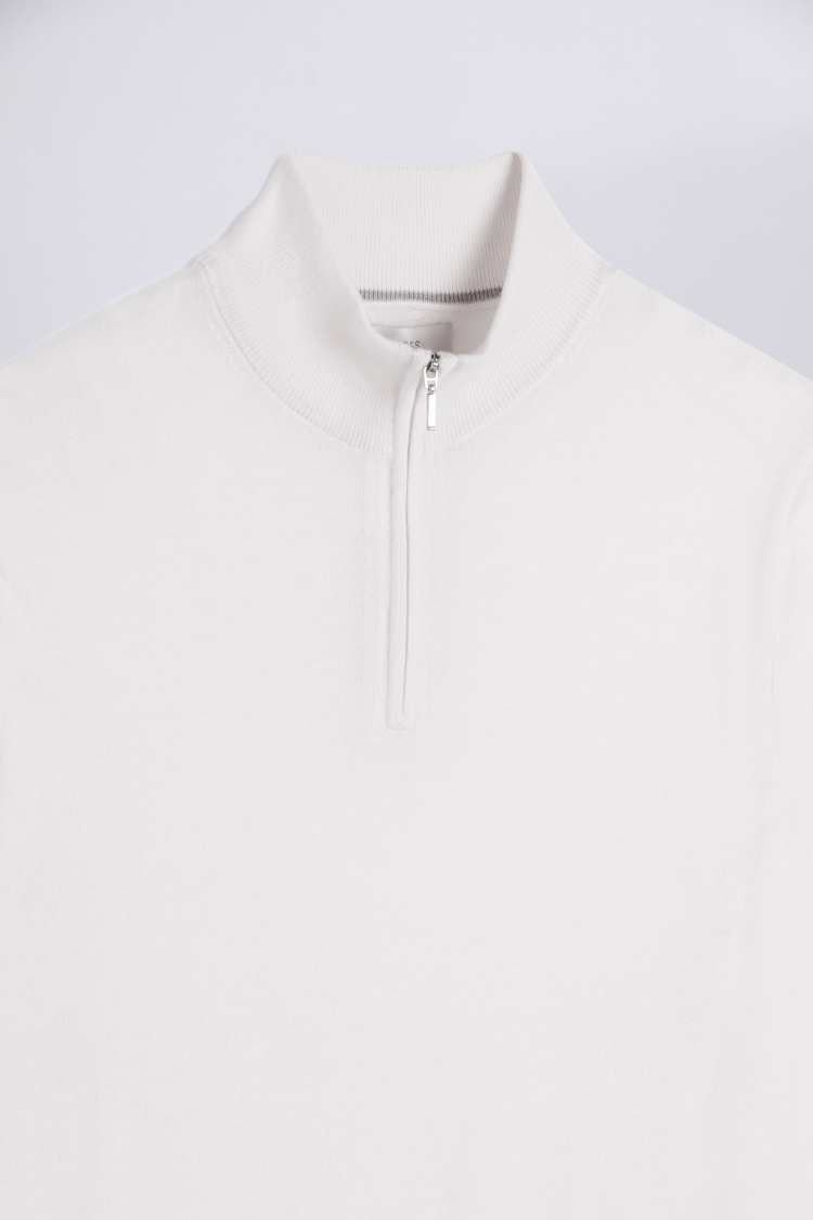 Navy Merino Crew Neck Jumper   Buy Online at Moss